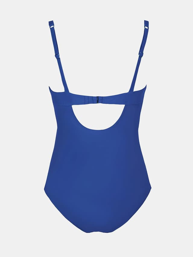 Detalle de CUPSHE Costume da bagno intero da donna con scollo quadrato sul retro ritagliato e coulisse