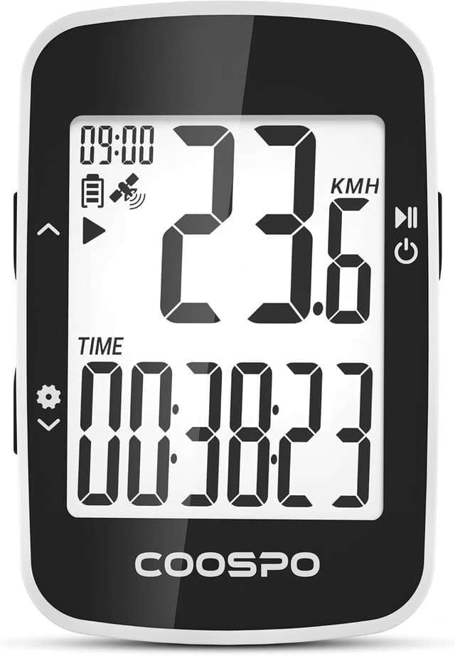 Thumbnail 6 de CooSpo BC26 GPS-Fahrradcomputer kabellos mit Bluetooth 5.0/ANT+ und 2,3-Zoll-LCD