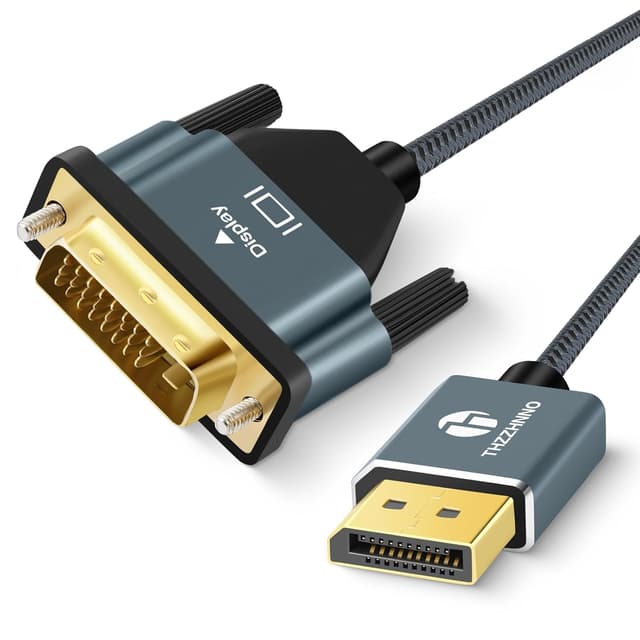 Detalle de Thzzhnno Displayport zu DVI Kabel 3 m
