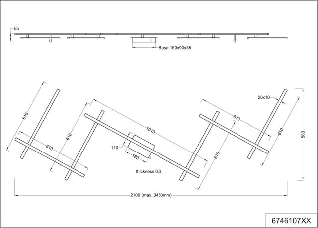 Thumbnail 3 de Trio Leuchten Indira 674610707 Lámpara LED techo 28 W 💡