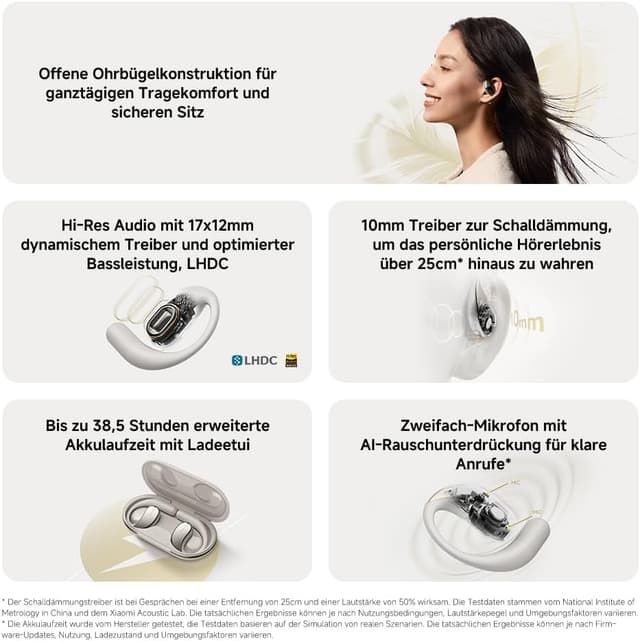Detalle 2 de Xiaomi OpenWear Stereo Open-Ear Kopfhörer