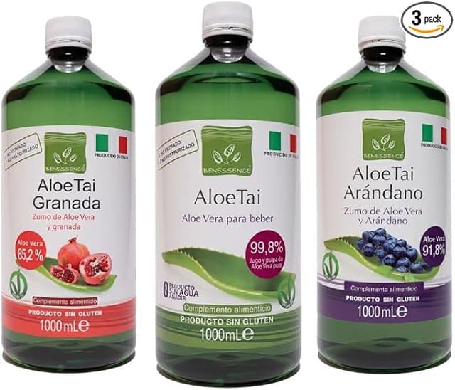 Detalle de Benessence 3L: Aloe, Arándanos y Granada Natural