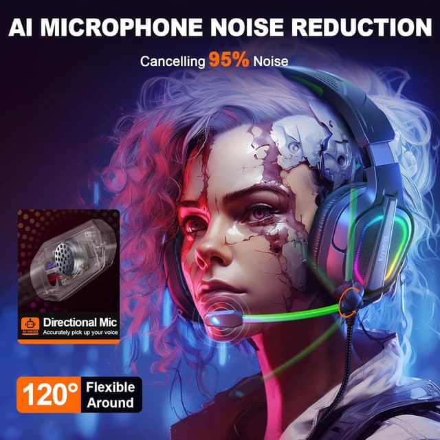 Detalle de Krysenix PG2 Gaming Headset 52mm