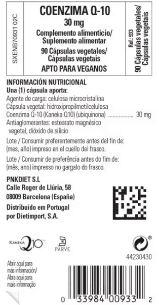 Thumbnail 1 de Solgar Coenzima Q-10 30 mg 🌱 90 Cápsulas Vegetales