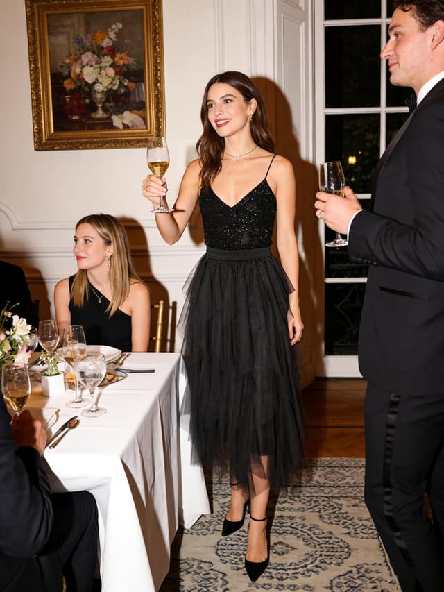 Thumbnail 1 de Girstunm Tüll Rock Midi 34 in