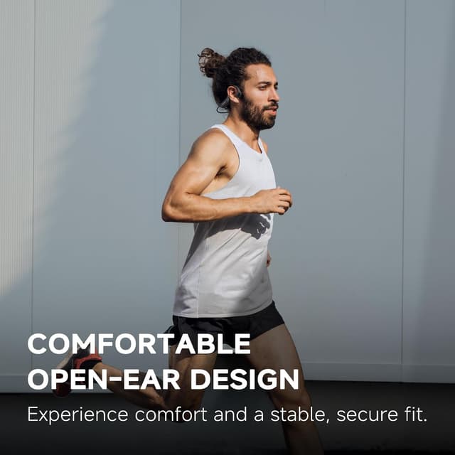 Detalle de Yorlu Bone Conduction Headphones (2026 Upgrade) Open-Ear Bluetooth 5.4 with Mic, IP56