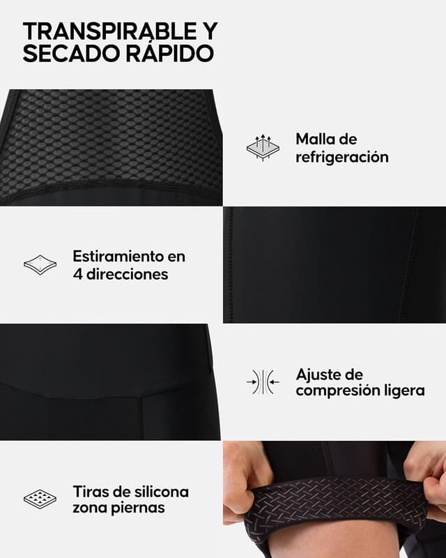 Detalle de DANISH ENDURANCE Culotte Ciclismo Hombre 3D PRO