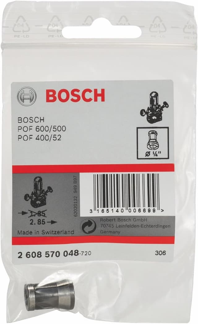 Detalle de Bosch Accessories 2608570048 Embout de serrage sans écrou 0,6 cm