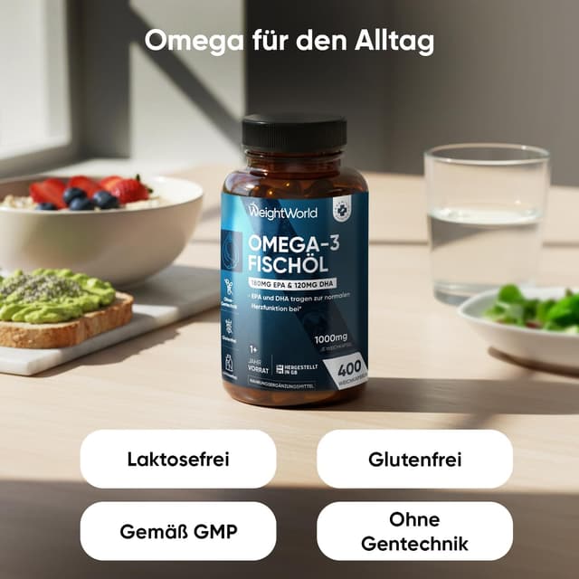 Detalle 2 de Omega 3 Öl Kapseln 400 💊