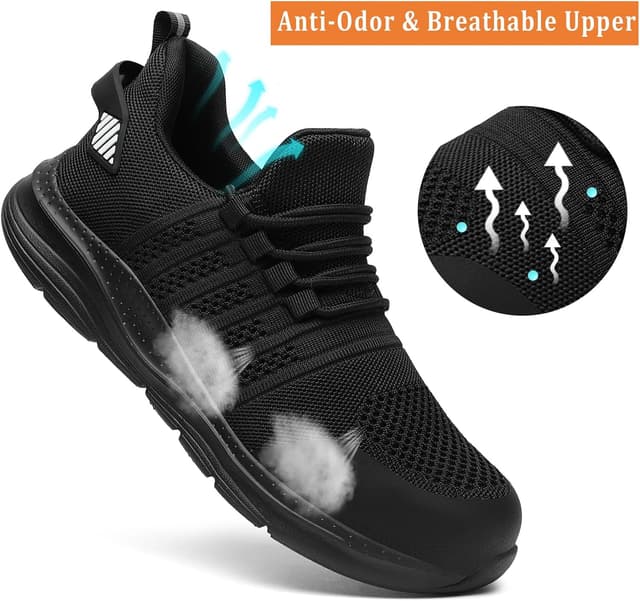 Thumbnail 5 de LUPWEE Safety Trainers Steel Toe Cap