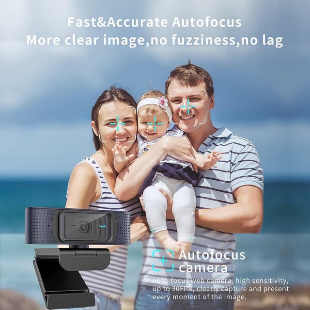 Detalle de Webcam Spedal 1080p Full HD Autofocus 30 i/s