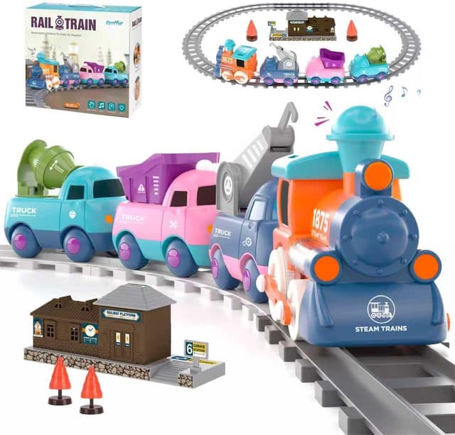 Detalle de Toddler Train Set 10-Track ๐