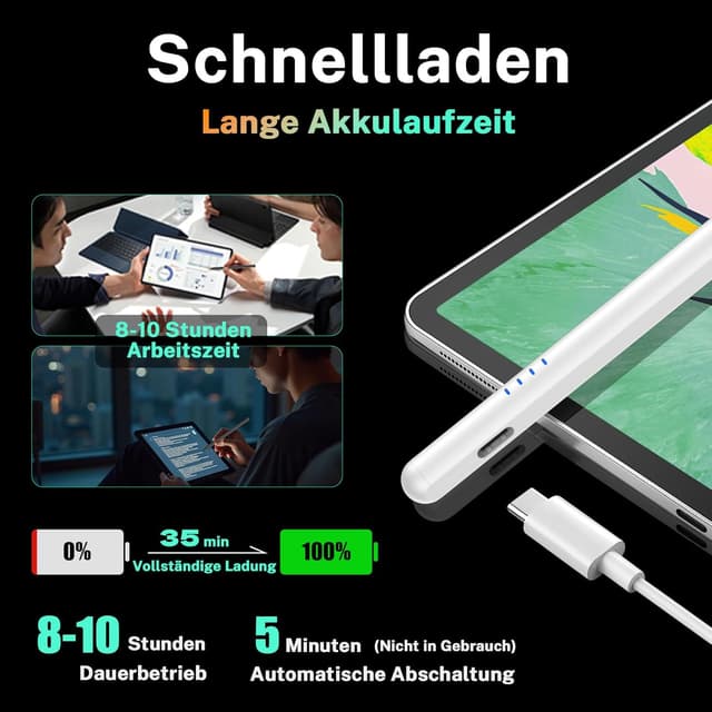 Detalle 2 de Tablet Pen Digital Stylus for Touch Screens (Magnetic Rechargeable) for iPhone & Android