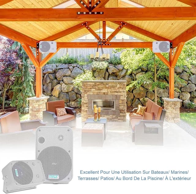 Thumbnail 5 de Pyle Home Enceinte Extérieur 500W Paire