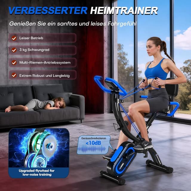 Thumbnail 3 de SLUNSE 5-in-1 Heimtrainer 160 kg 🚴♀