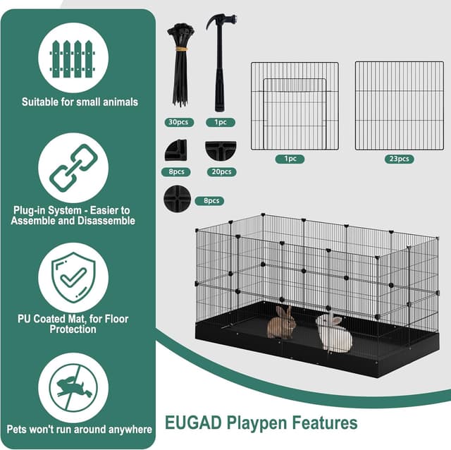 Thumbnail 1 de EUGAD Kleintiergehege