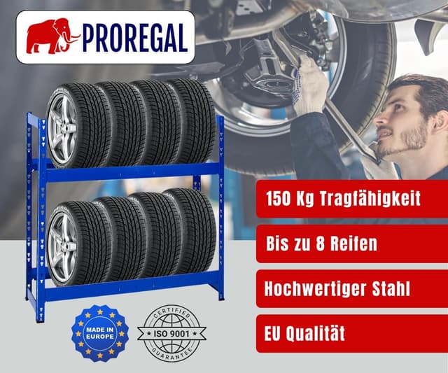 Thumbnail 2 de PROREGAL Reifenregal Tiger 150 kg