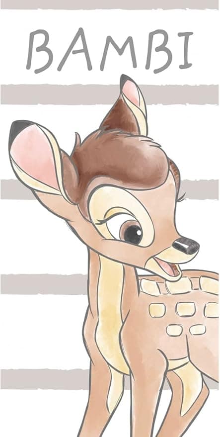 Imagen de Bambi Disney Toalla de Playa y Ducha 70x140cm 🦌 en OfertitasTOP