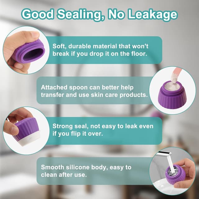 Detalle 1 de Funnasting Travel toiletries bottles, 14 pack