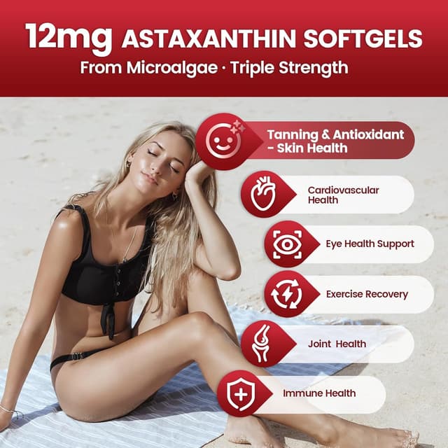 Detalle 1 de Astaxanthin 12 mg VivoNu, 240 Weichkapseln