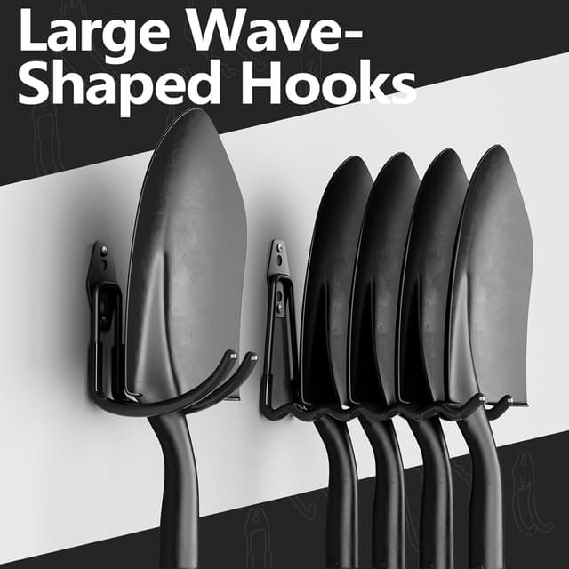 Detalle 2 de HSTMYFS 10 Pack Heavy Duty Garage Hooks 35kg