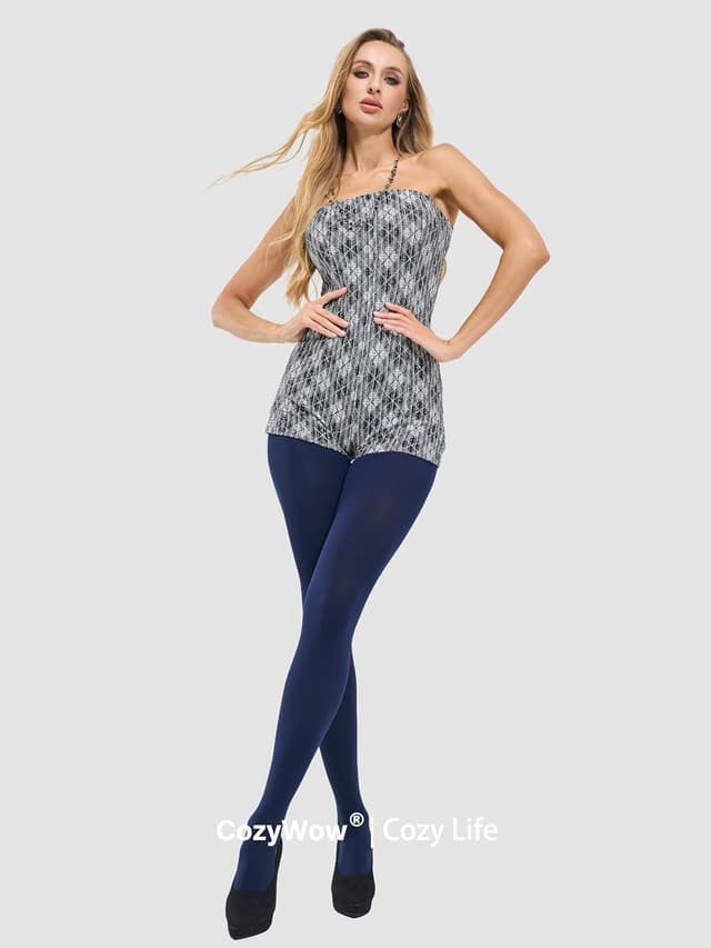 Thumbnail 5 de CozyWow Collants semi-opaques 80D couleur unie