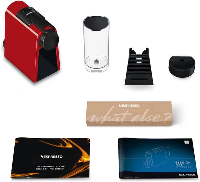 Thumbnail 6 de Nespresso De’Longhi Essenza Mini Kaffeemaschine 19 bar Rot – kompakt mit 11 cm Breite