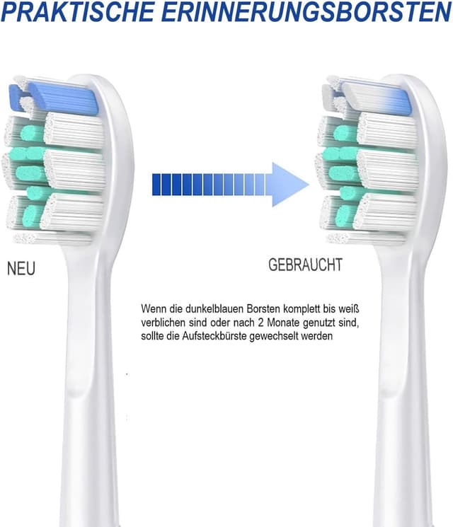 Detalle 1 de 12er Aufsteckbürsten für Philips Sonicare