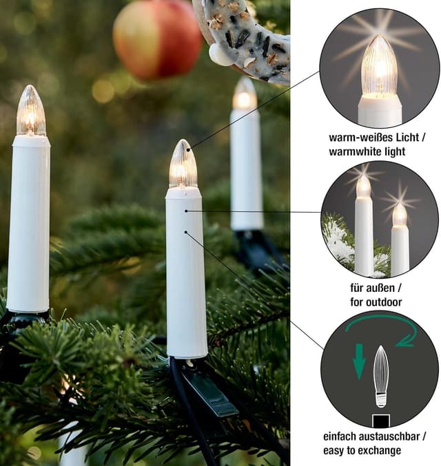 Thumbnail 3 de Hellum candele ricambio 10 pezzi 🕯