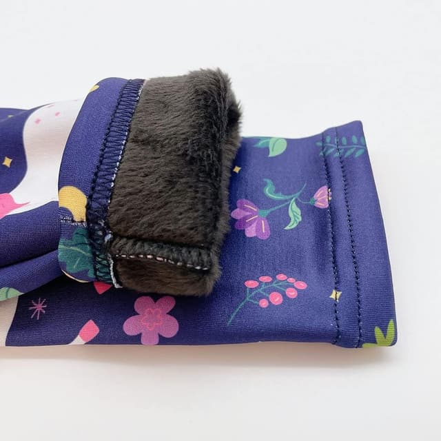 Detalle 2 de FedMois 2er Pack Mädchen Thermo-Strumpfhose/Leggings gefüttert für den Winter