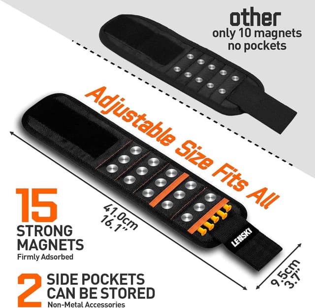 Thumbnail 2 de Lenski Bracelet magnétique 15 aimants