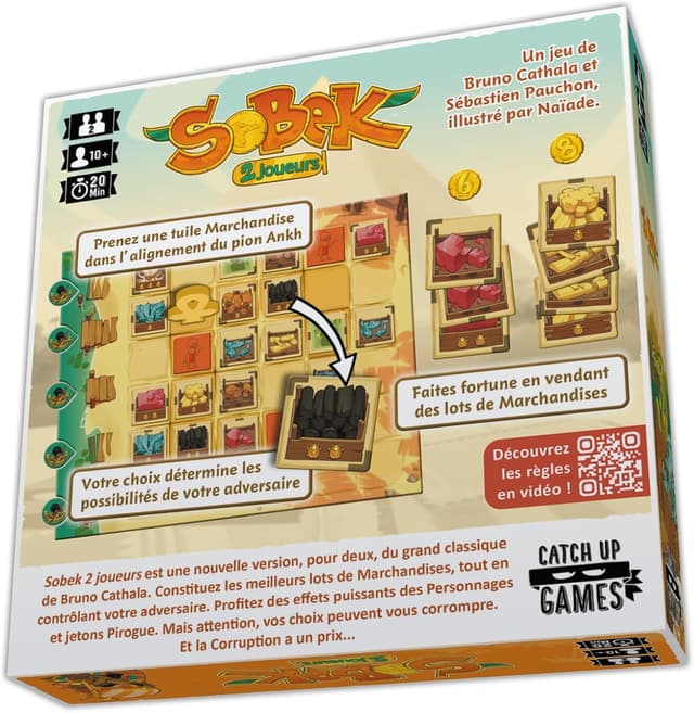 Detalle 1 de Sobek 2 Joueurs Blackrock Games jeu de duels