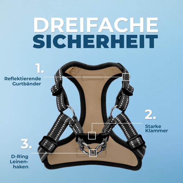 Thumbnail 4 de Voyager Verstellbares Hundegeschirr size S đ