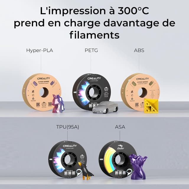 Thumbnail 6 de Creality Ender 3 V3 KE : imprimante 3D à haute vitesse avec calibrage automatique