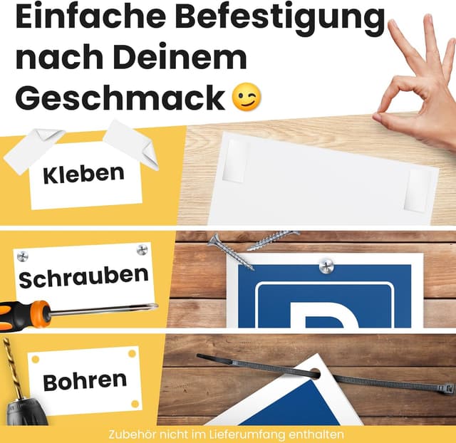 Thumbnail 5 de DankeDir Parkplatz Schild 30 x 20 cm