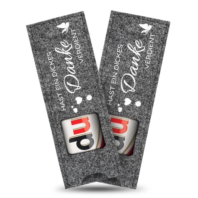 Thumbnail 6 de JAYZUUM 10 Stück Filz-Hüllen für Duplo-Schokolade mit Herzdesign – Geschenkverpackung für Abschied, Neuanfang & Dankeschön