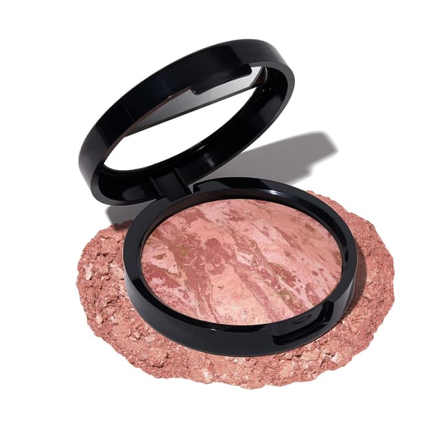 Detalle de LAURA GELLER NEW YORK Baked Blush-n-Bronze Marbleized 2-in-1 Sculpting Bronzer Blush — Rose Bronze