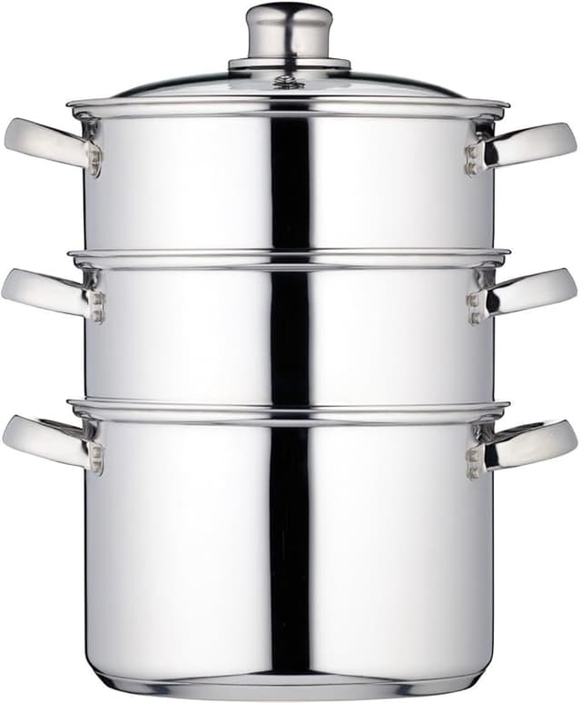 Imagen de KitchenCraft Estación de Vapor de 3 Niveles en Acero Inoxidable 🍲 en OfertitasTOP