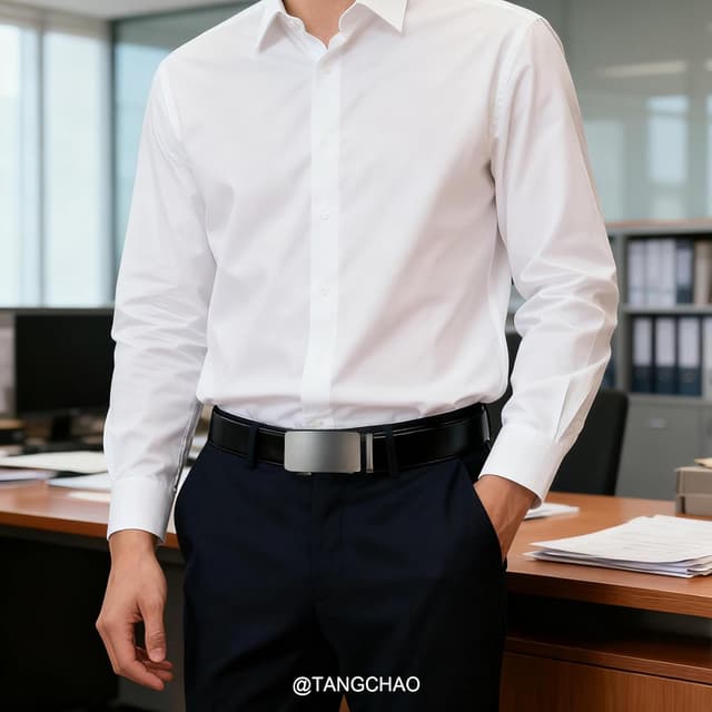 Detalle 1 de TANGCHAO Gürtel Herren 35 mm mit Riemen-Ratsche