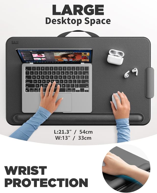 Detalle 2 de SAIJI Laptopkissen 54×33 cm bis 17 Zoll