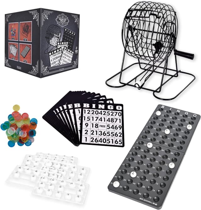 Detalle de Elbow Room Games Rolling Cage Bingo Set 🎲