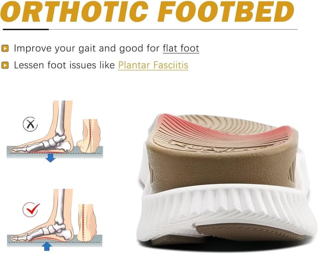 Detalle de KuaiLu sandali trekking da donna comodi con supporto arco plantare regolabile