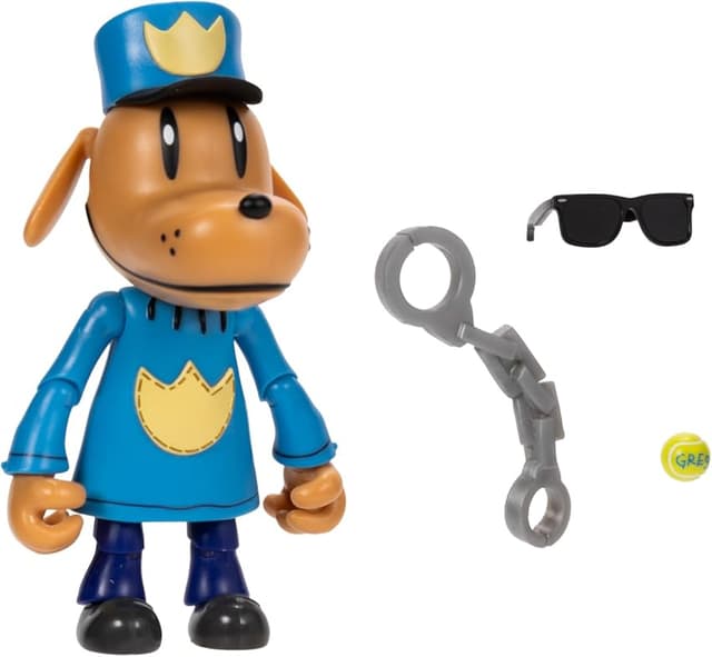 Detalle de Policán Figura Articulada Jakks Pacific 13cm con Accesorios