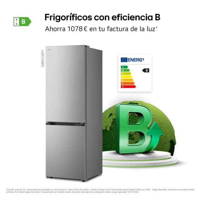 Thumbnail 4 de LG GBBS312BPY Frigorífico Combi con DoorCooling+