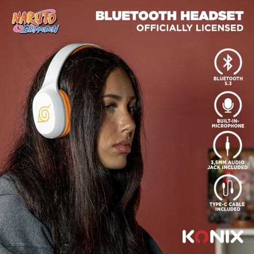 Thumbnail 1 de Konix Naruto Shippuden Auriculares Inalámbricos Bluetooth 5.3 🎧 30h
