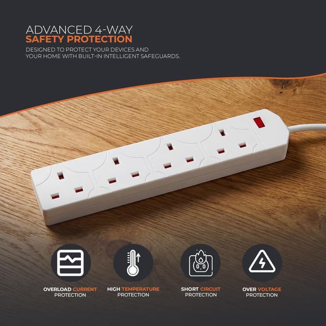 Thumbnail 6 de Wolf Power 4 Way extension lead 2 m