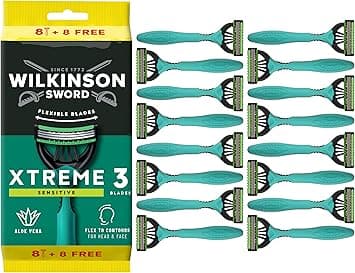 Imagen de Wilkinson Sword Xtreme 3 Sensitive - Pack de 16 maquinillas 🪒 en OfertitasTOP