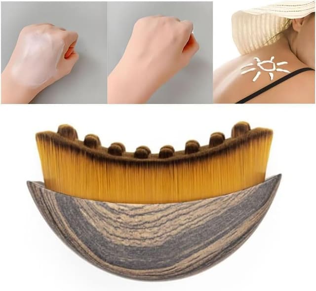 Detalle de BRTNUP Lymphatic Drainage Brush & Gua Sha for Face (chin & jawline sculpting)