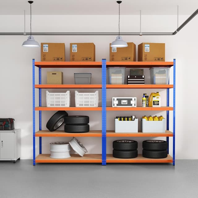 Thumbnail 1 de Yaheetech estantería galvanizada 2 uds 180x60x120cm