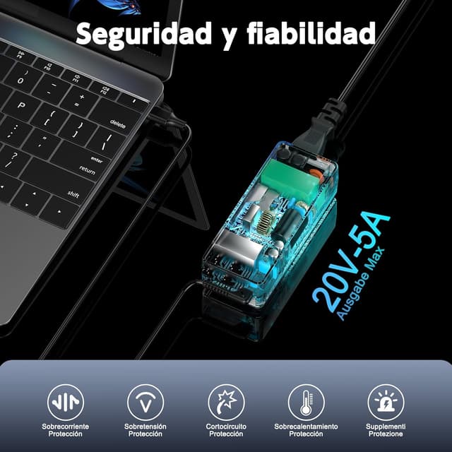 Thumbnail 4 de Etssembo Cargador USB-C 100W